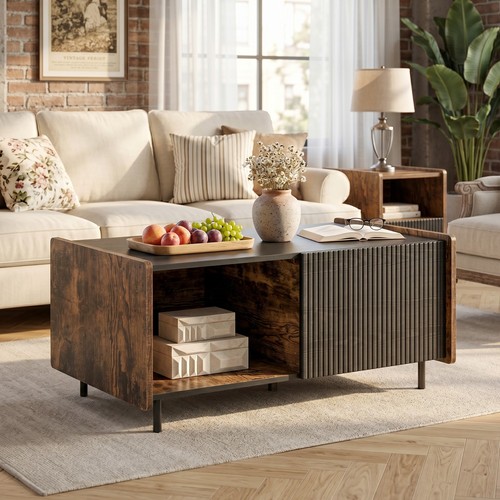 Modern wood coffee table - modern,