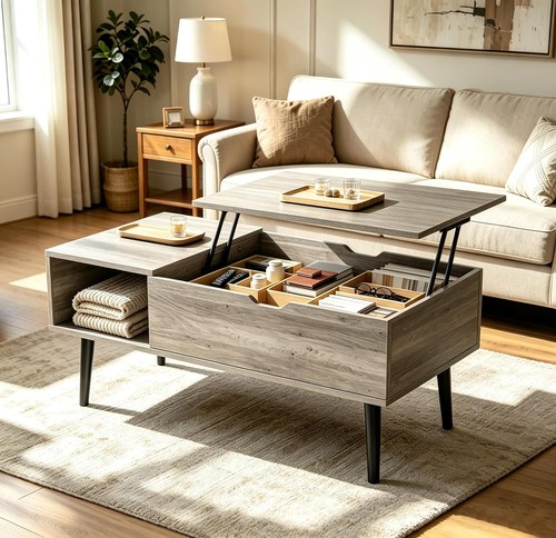 Modern lift top coffee table - modern,