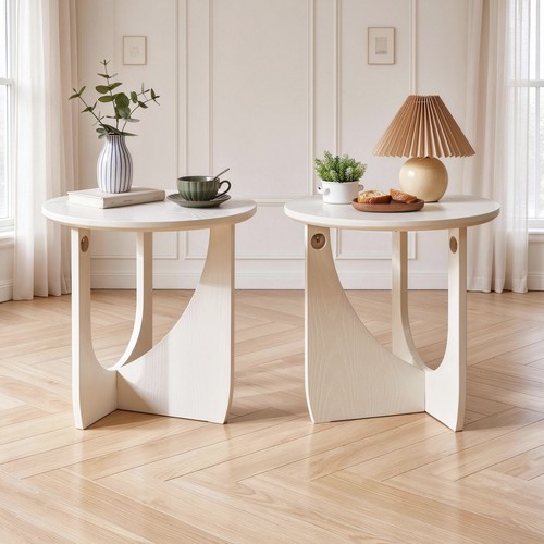 2pcs solid wood - side, table